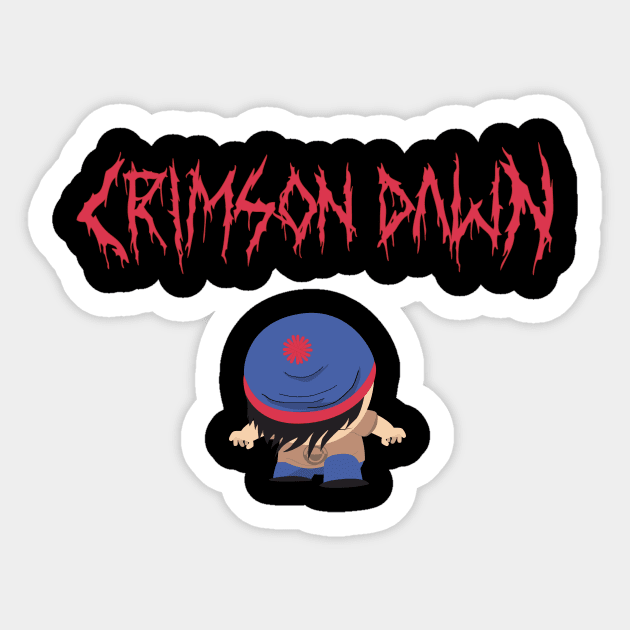 CRIMSON DAWN Sticker by Theo_P